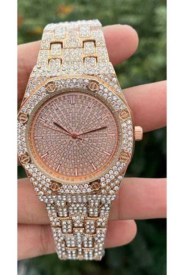 Women's Wristwatch with Zircon Stone