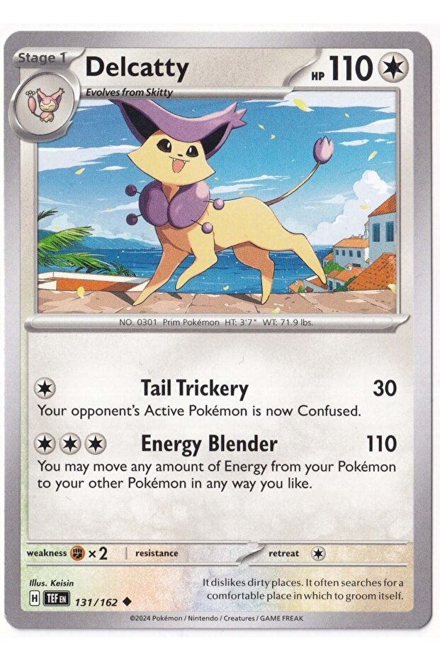 Delcatty 131/162 - Temporal Forces - Kart (Mint)