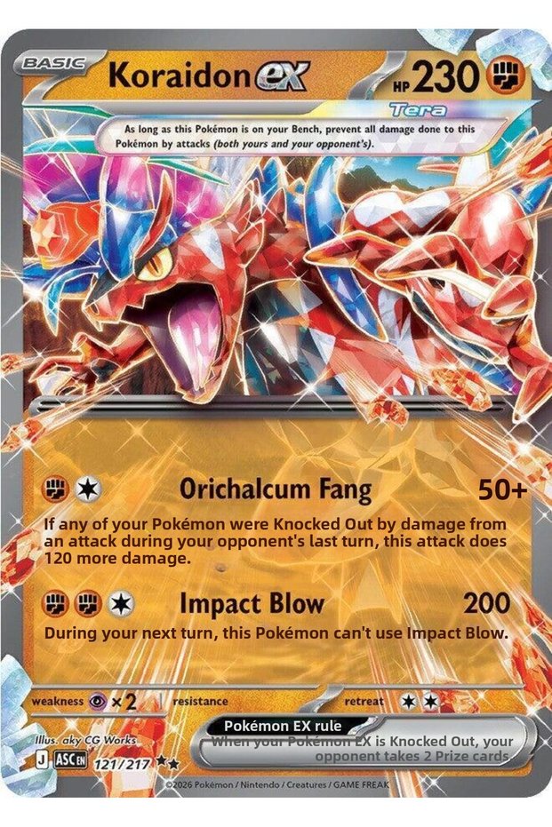 Koraidon Ex - Me: Ascended Heroes (Asc) Original Card