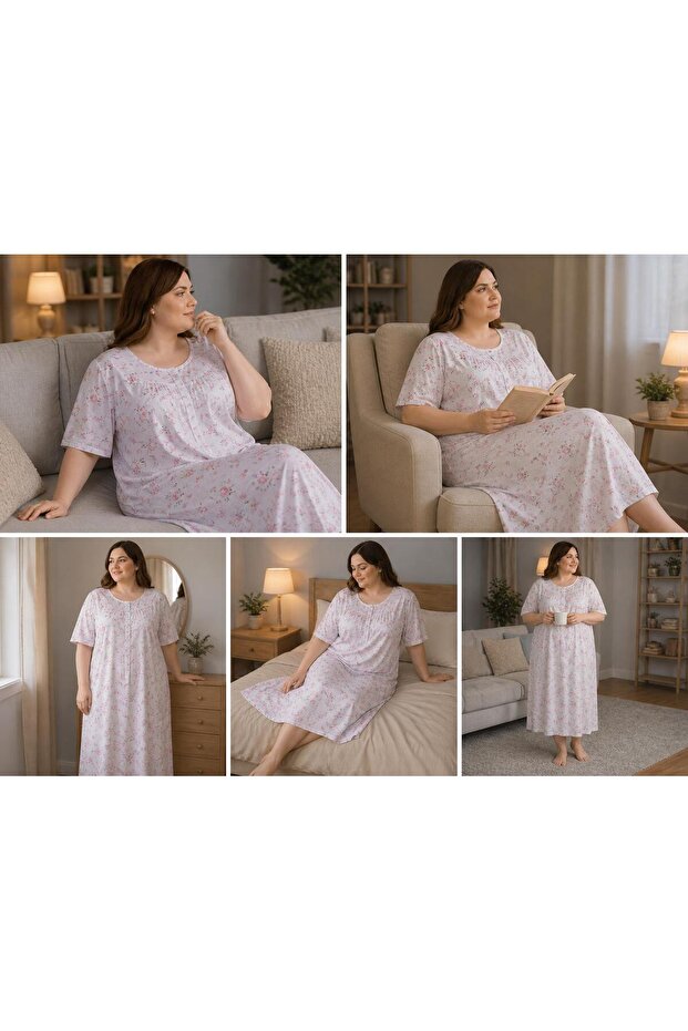Plus size nightgown - 2