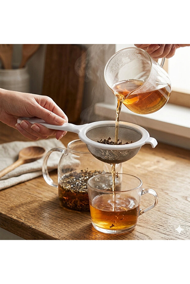 Strainer Tea Strainer Plastic 9 cm 1 pc - 2