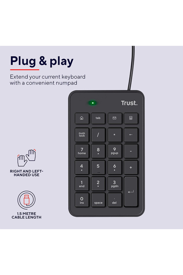 22221 Xalas Usb Num Pad Keyboard - 6