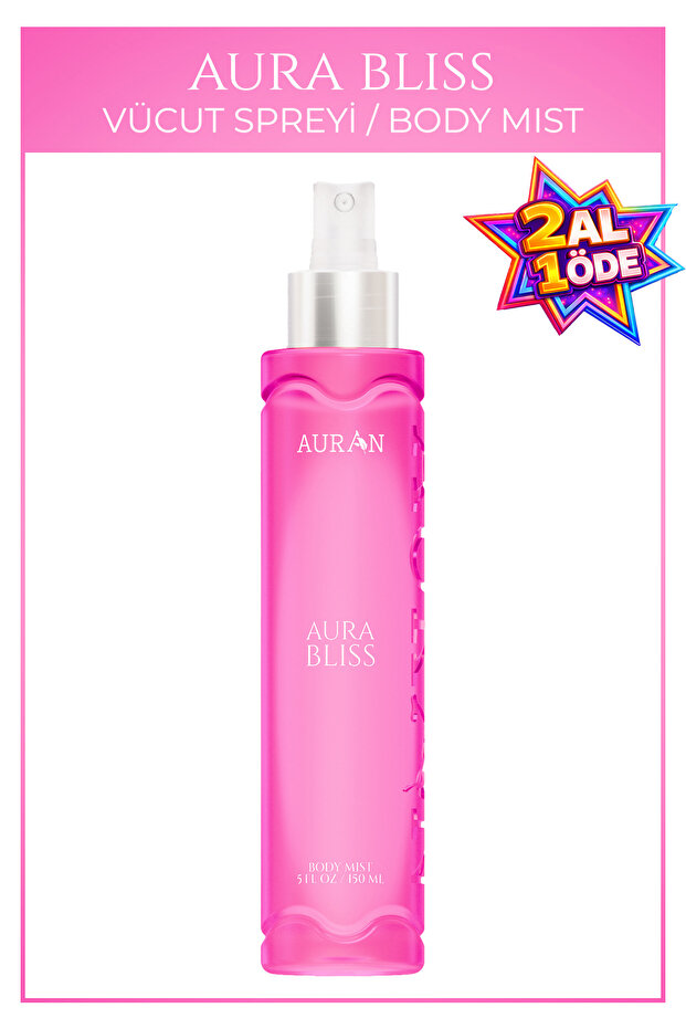 AURAN Aura Bliss Parfümlü Kadın Vücut Spreyi Vücut Misti Body Mist Spray 150ml