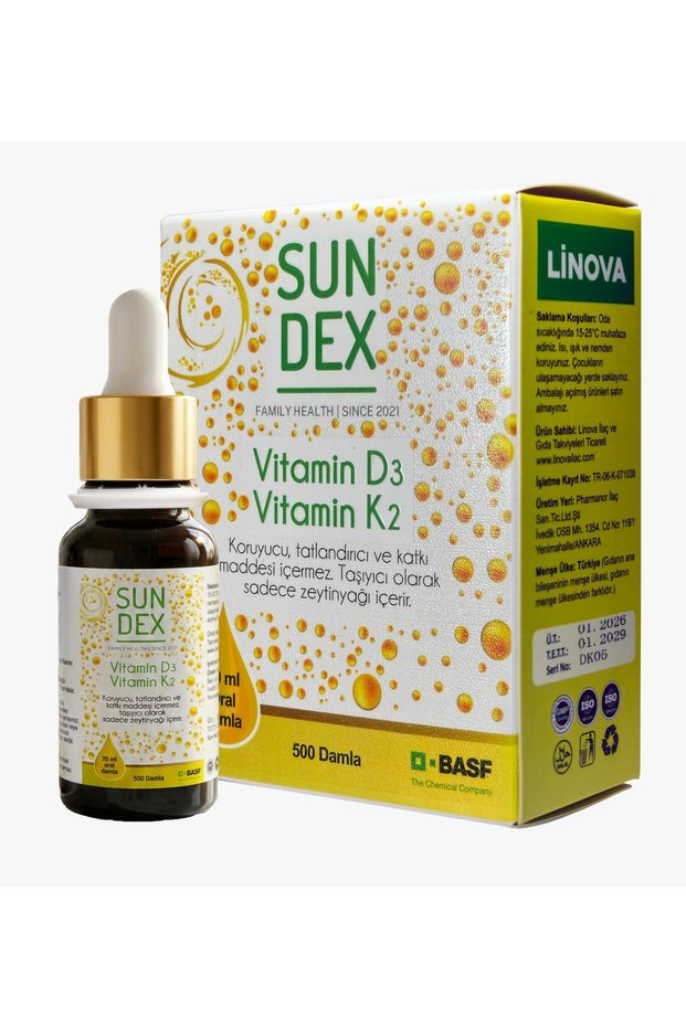 Vitamin D3 K2 20 ml 500 Drops