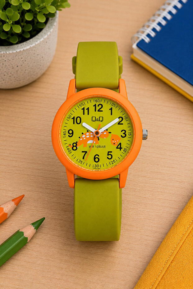 10 Atm Waterproof Boy's Wristwatch with Silicone Strap