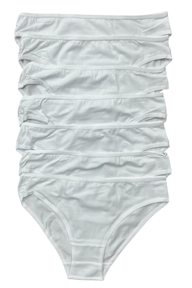 Women's Panties 7 Pack Lycra White
