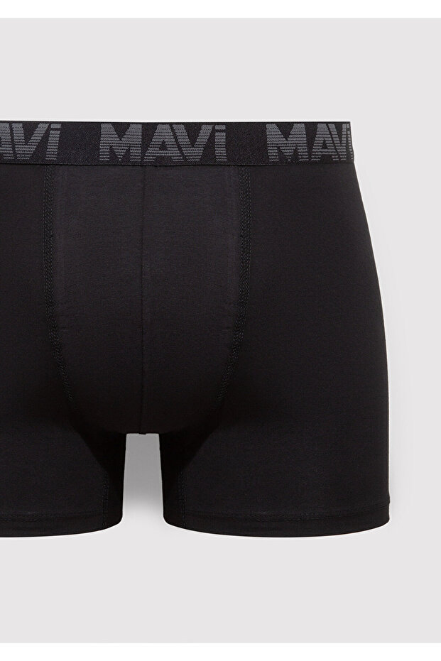 3lü Siyah Basic Boxer 0911504-900 - 3