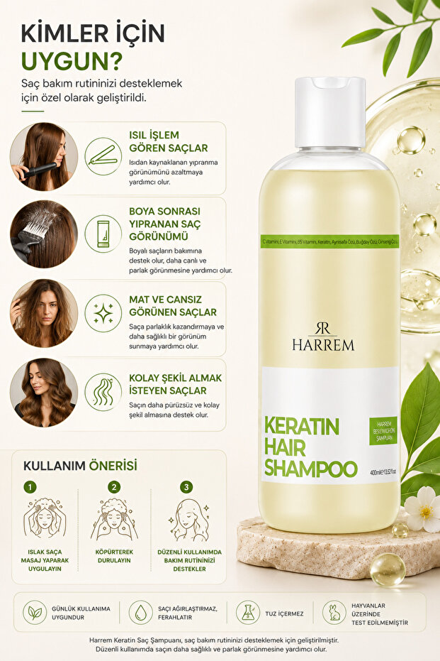 Keratin Şampuan 400 ml - 5