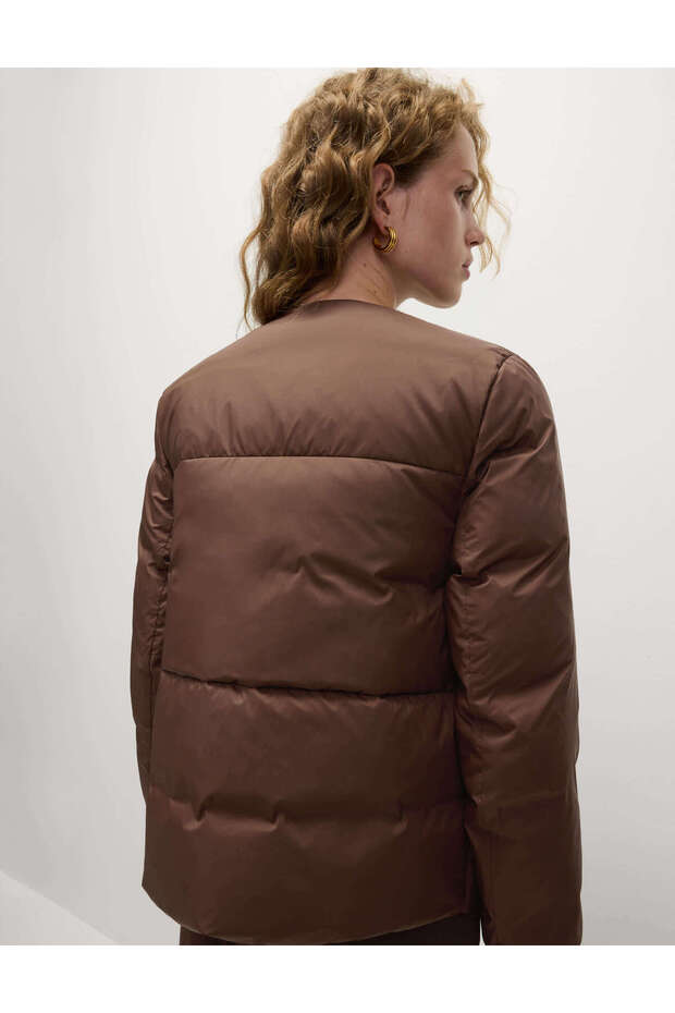 Feather & Down Puffer Mont - 4