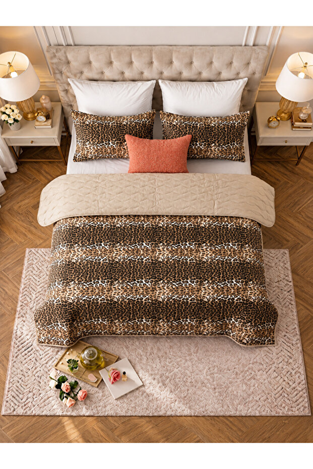 Multi-Purpose Bedspread Double Pike & Blanket - 2