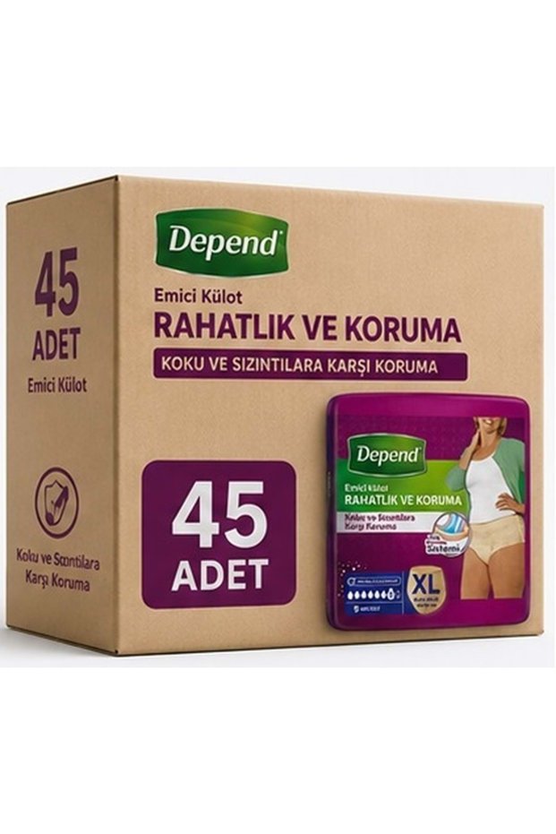 Absorbent Panties Adult Diapers XL - Extra Large Women's 45 Pieces (5Pk*9)