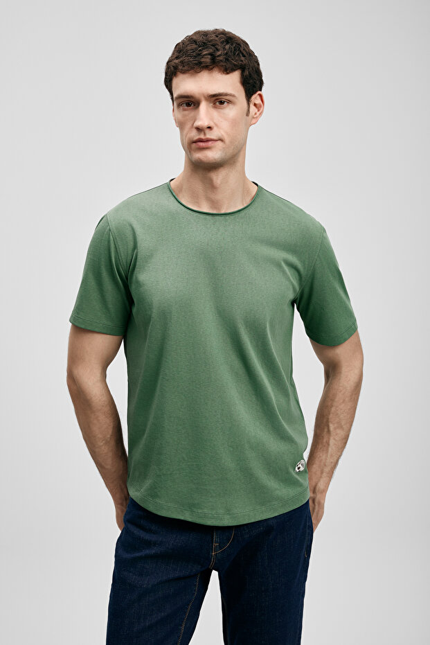 Junya Men's Basic T-Shirt Green - 3