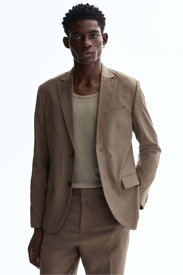 Regular Fit Single-breasted jacket
