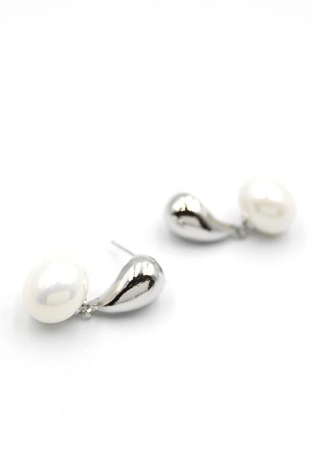 Pearl Earrings - Silver