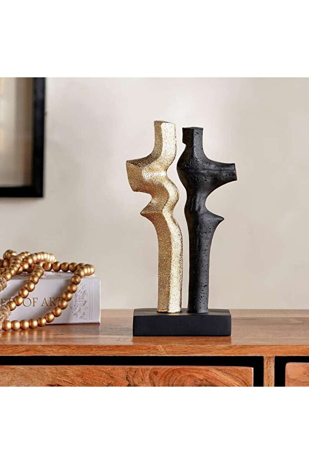 Canan Polyresin Decor Accent 16x9x31.5cm - Black/gold
