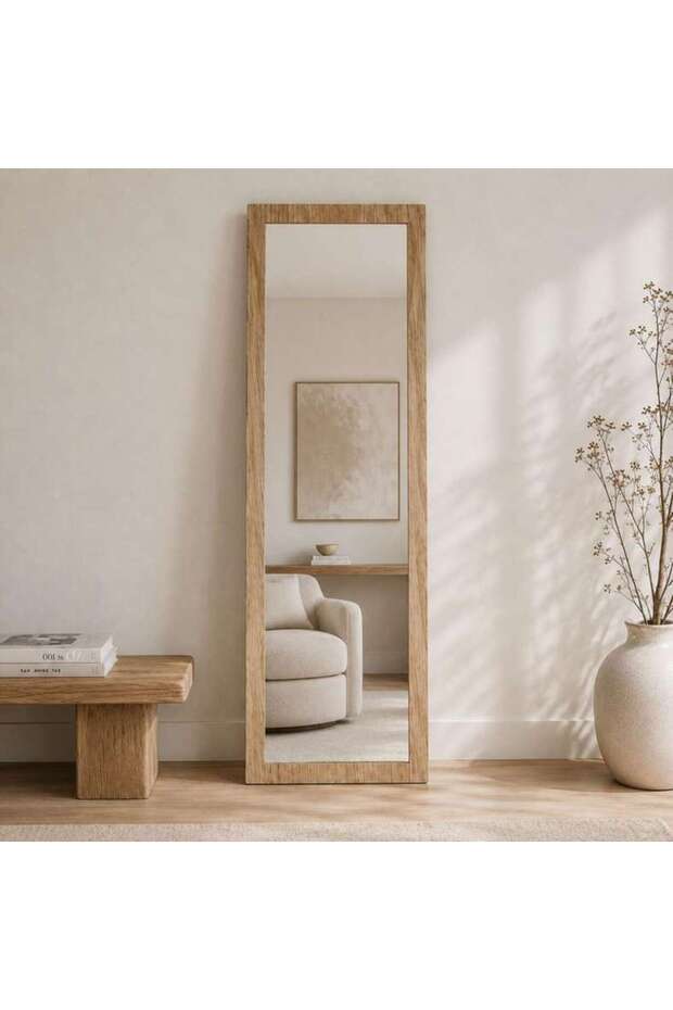 Preystin Cheval Floor Mirror 40x150cm - Natural