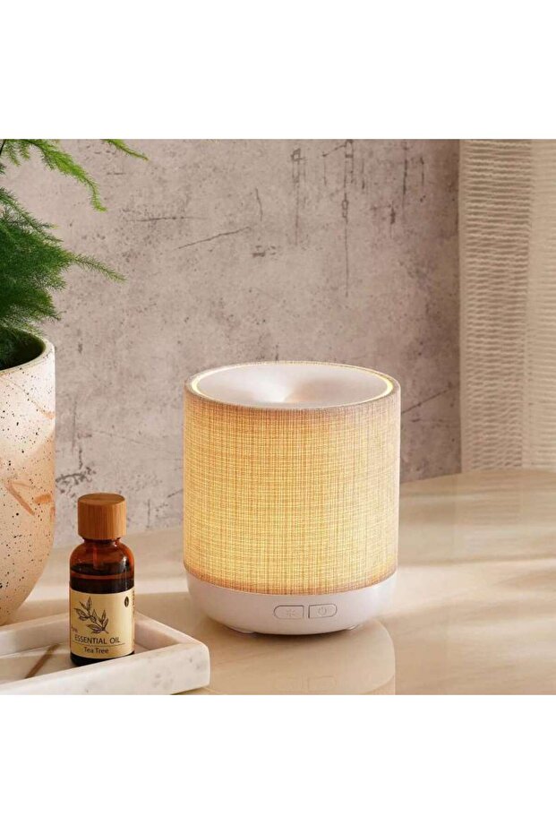 Yuki 200ml Fabric Aroma Diffuser 7.6x10x3.8cm - Beige