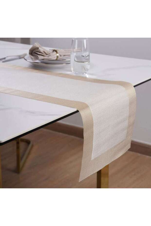 مفرش طاولة أبنر 33×150 سم - بيج
