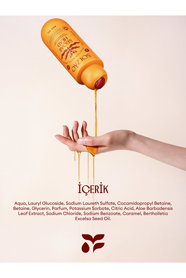 Peeling etkili Besleyici Vitaminli Brezilya Cevizi Yağlı Nemlendirici Duş Bakım Jeli Sugar Head , 400 ML - 6