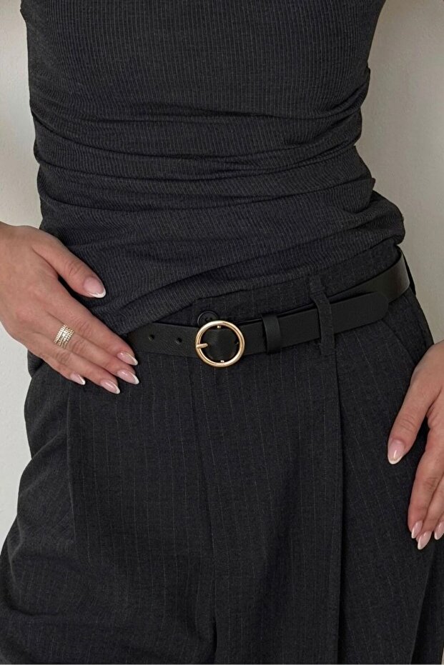 Mia Gold Buckle Women's Belt
