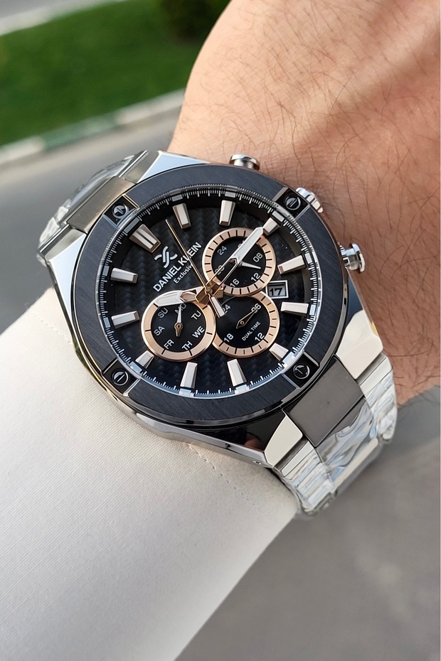 Black Gray Color 46.5 mm Men's Wristwatch Same as Pictured