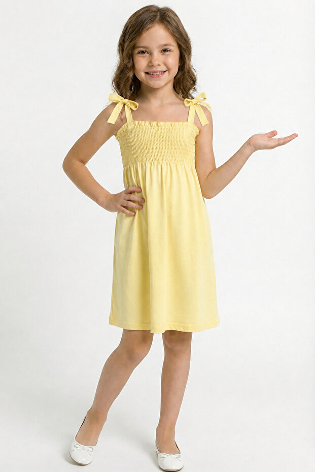 Girl's Combed Cotton Dress