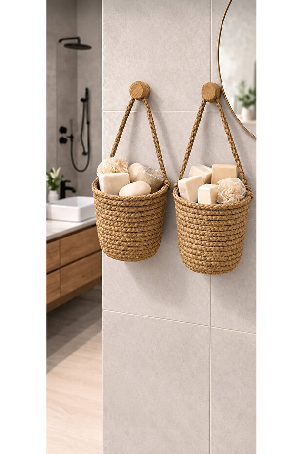Bathroom Organizer Mini Decorative Soap Holder 12X10 cm Hanging Apparatus and Soaps Not Included