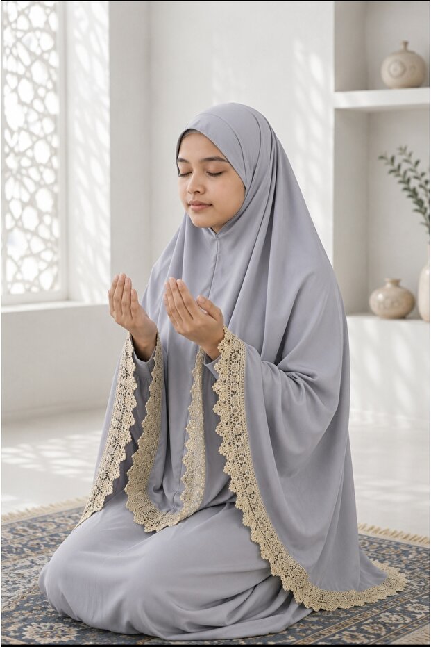 Girl's Prayer Set – 2-Piece Worship Set with Headscarf