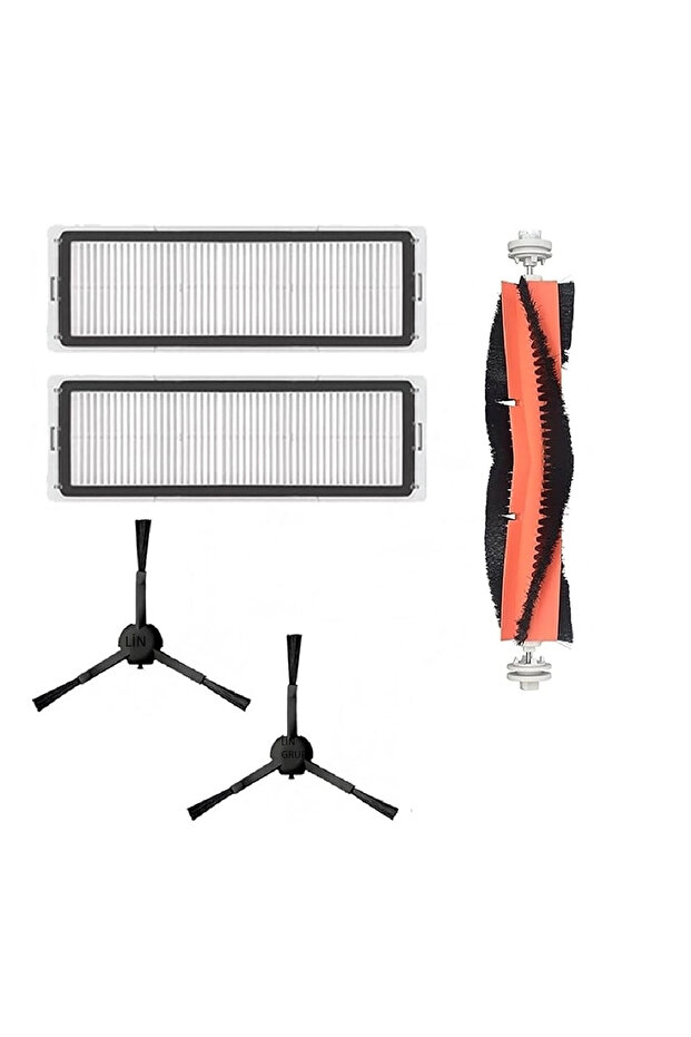 Replacement Brush and Filter Set Compatible with Xiaomi Mop 2 - Bhr5055eu Model
