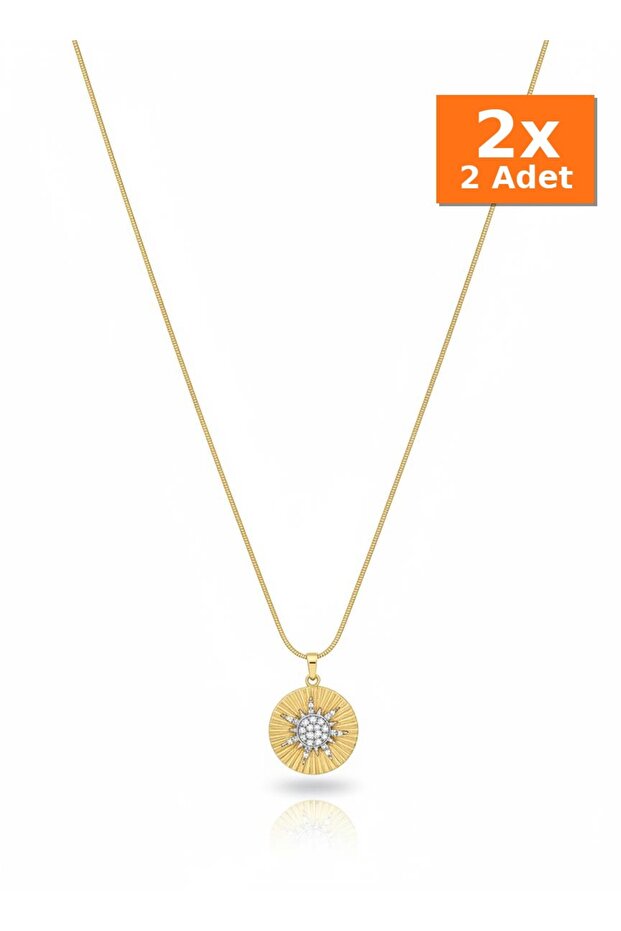 Steel Necklace Glittering Gift