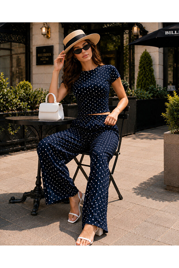 Women's Polka Dot Double Set 26150