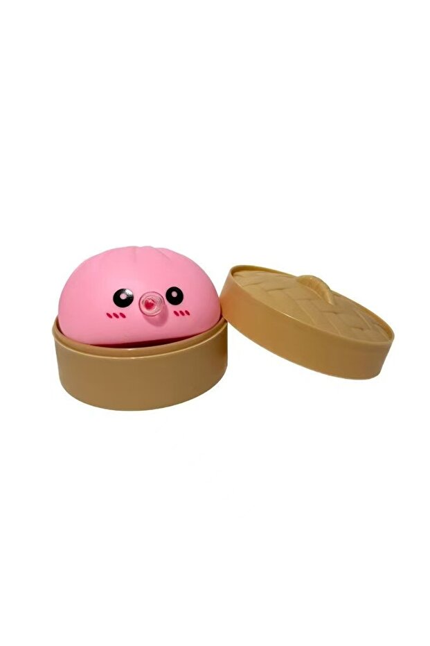 B //Dumpling Squishies Blow Bubbles Toy Dumpling Squishies Set with Steamer New Bubble-Blowing Squi.