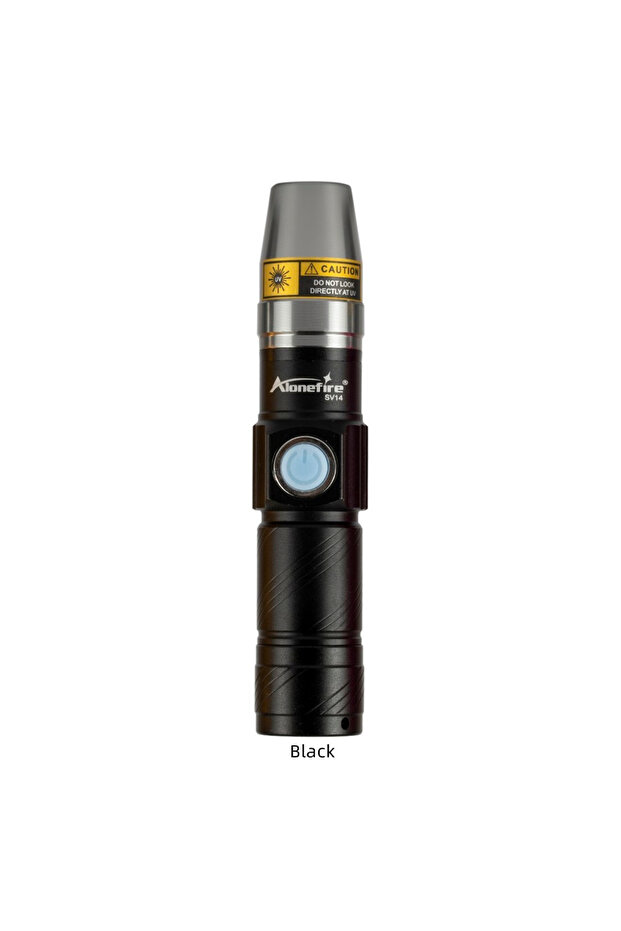 USB Charging Black 365nm UV Flashlight USB Rechargeable Money Pet Urine Ore Cat Tinea Leakage Scorpi