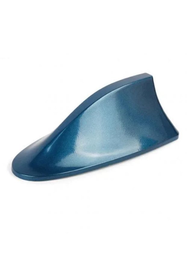 Blue 1pcs Car Radio Shark Fin Car Shark Antenna Radio FM Signal Design for All Automobiles Aerials A