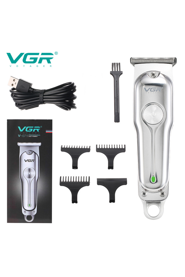 V-071 usb VGR 071 Hair Trimmer Professional Hair Clipper Rechargeable Hair Cutting Machine T-Blade C