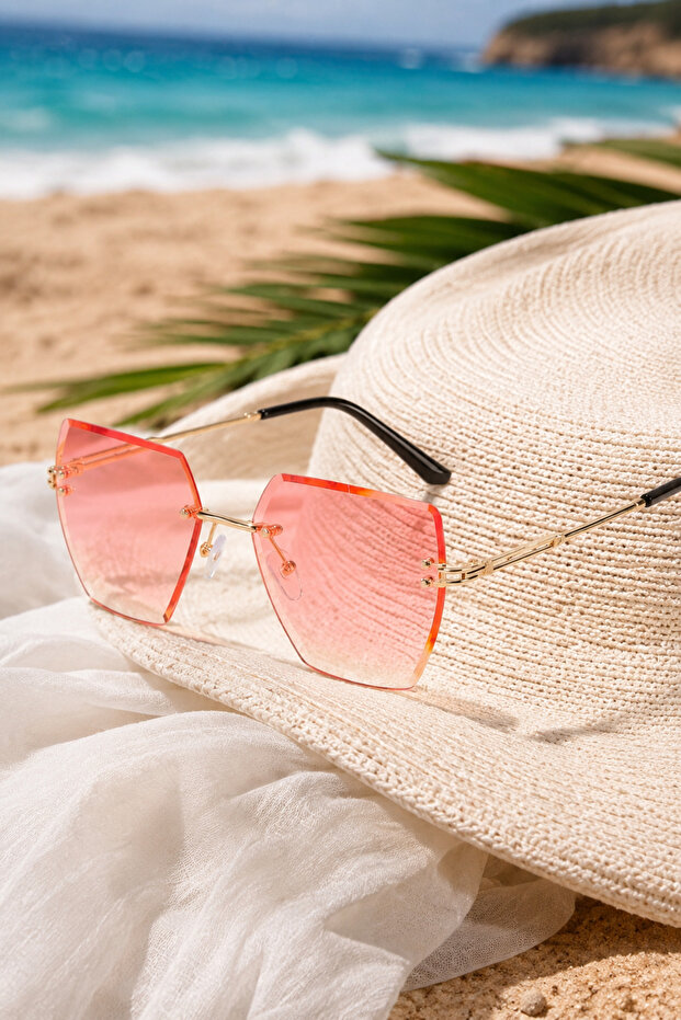 Crystal Cut Women Sunglasses