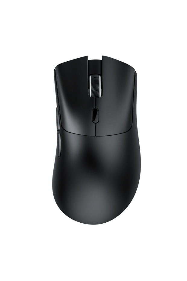 Black ATTACK SHARK R1 Wireless Gaming Mouse, Tri-Mode, PAW3311, Up to 1000 Hz