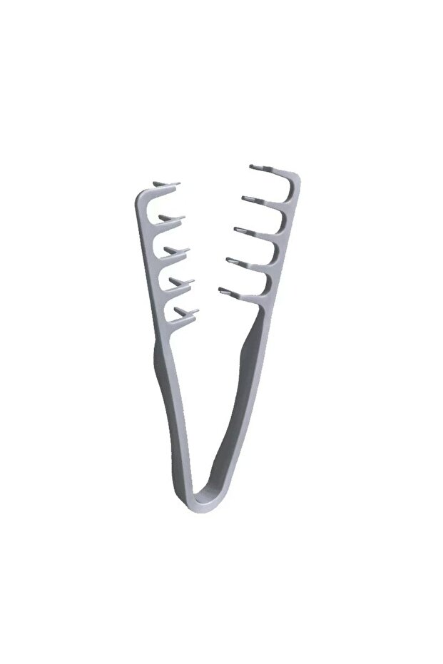 grey New Volumizing Wide-Tooth Hair Styling Comb Textured Styling Comb Korea Style Seam Covering Ban