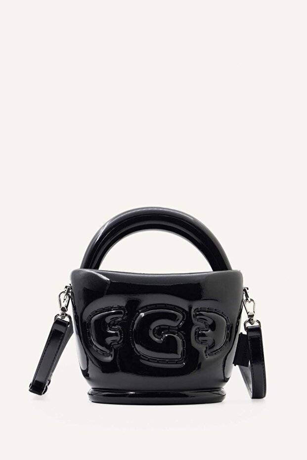 Fungoofun X Defacto Women's Black Shoulder Bag H9176Axns