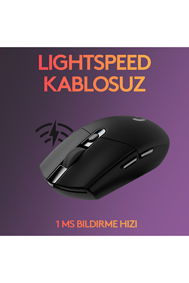 G G305 LIGHTSPEED 12.000 DPI Kablosuz Oyuncu Mouse, Siyah 910-005283 - 4