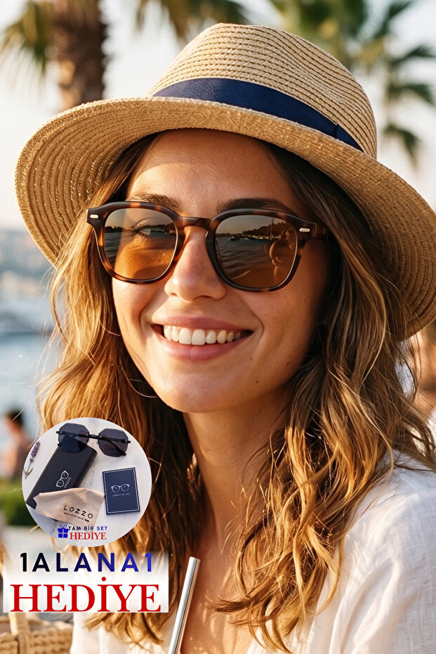 Women's Uv400 Leopard Frame Sunglasses 23012 C8