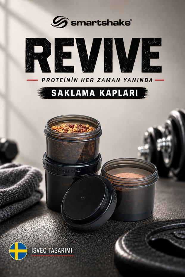 Revive Storage Containers Black Set of 3