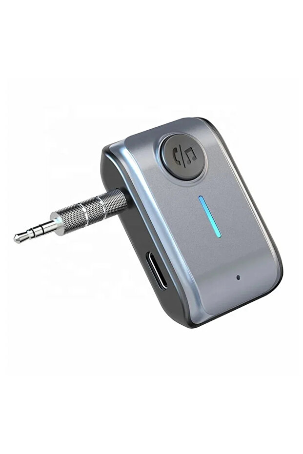 جهاز استقبال بلوتوث W2 5.3 لاسلكي مع مدخل 3.5 ملم AUX ومنفذ USB/بطاقة TF لمكبرات صوت السيارة وسماعات الرأس والموسيقى