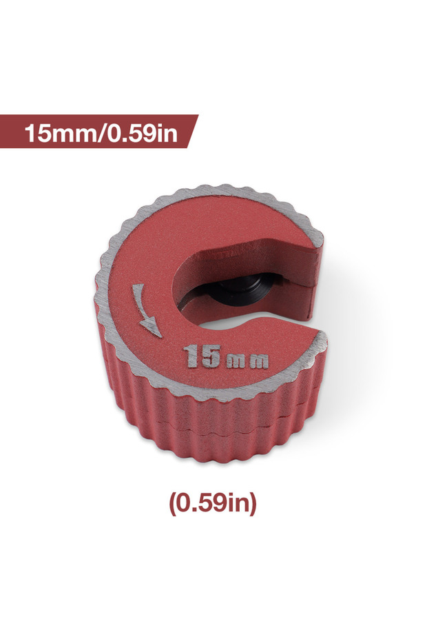 15MM Professional Mini Pipe Cutter Tool, Round Self-Locking Tube Cutter for Copper/Aluminum/PVC Pipe