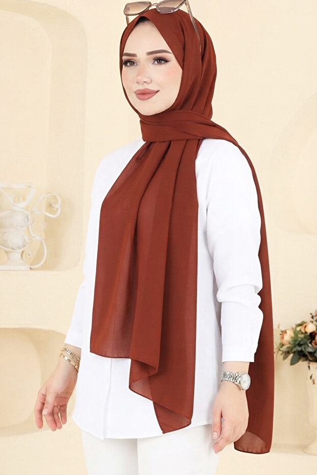 شال شيفون عادي
