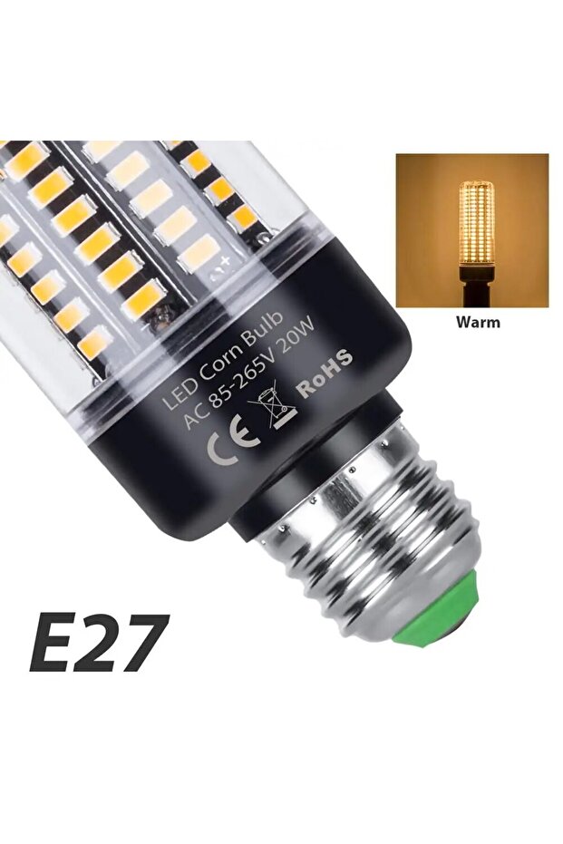 189leds 20W E27 Warm White E27 LED Light Bulb E14 Corn Lamp B22 Ceiling Chandeliers 3.5W 5W 7W 9W 12