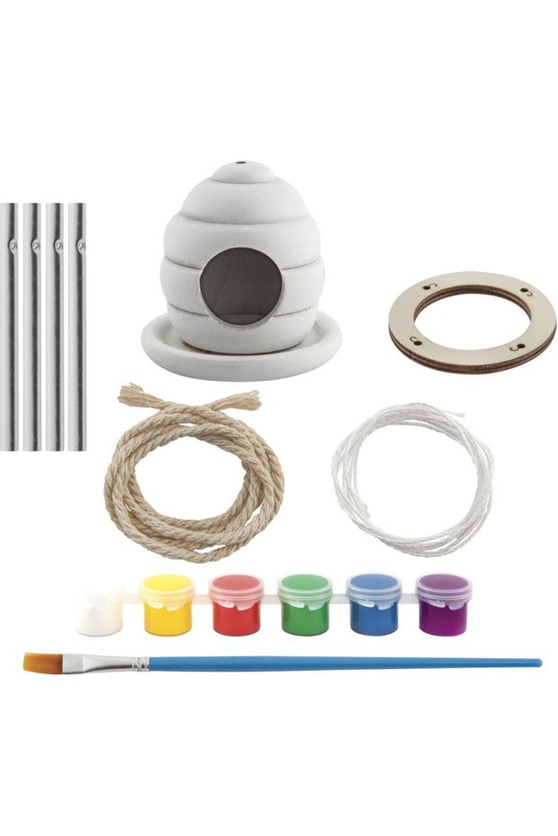 Creative set - Birdhouse with wind chime