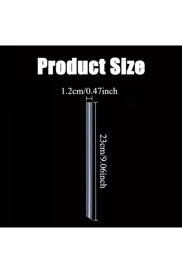 100PCS 23x1.2cm 50/100PCS Disposable Transparent Straw Plastic Straw Milk Tea Coffee Milk Tea Shop B