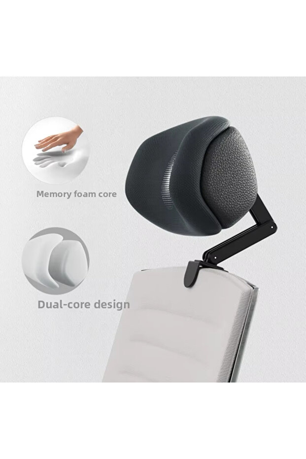 Upgrade style-black Office Chair Ne Pillow Cuter Chair High Headrest Chair Barest Nap Pillow Work St