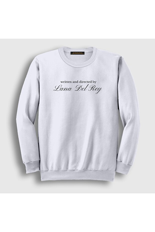 Unisex White Written and Directed by Lana Del Rey Sweatshirt 621021Tt